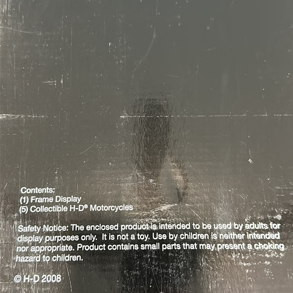 Harley-Davidson Pewter Motorcycle Framed Set - Picture 11 of 11